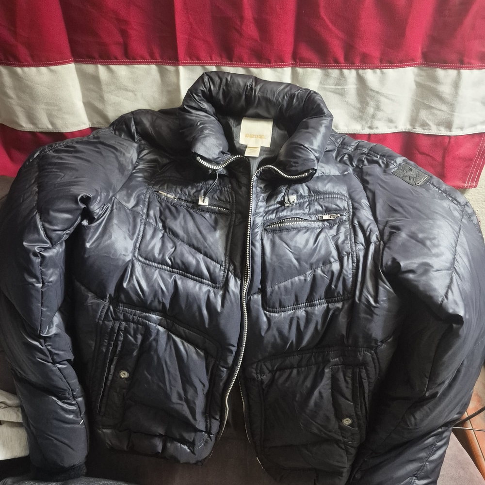 Diesel Black Puffer Jacket